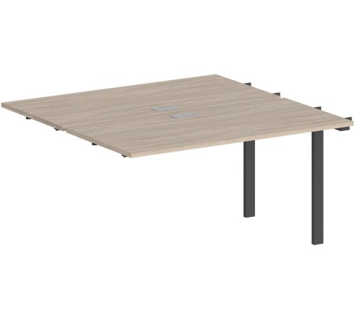Стол Norden Приставка 120x123.8x75 SG.211.OL.63.AN антрацит/дуб светлый