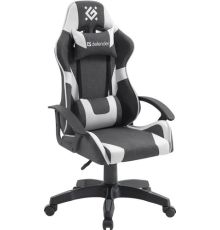 Игровое геймерское кресло Defender Ibis 64043 серый/белый