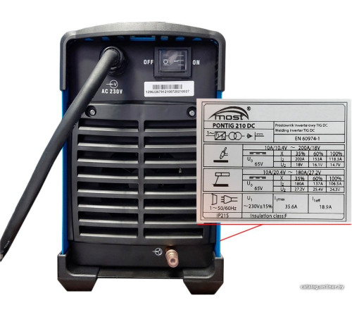 Сварочный инвертор MOST PONTIG 210 DC