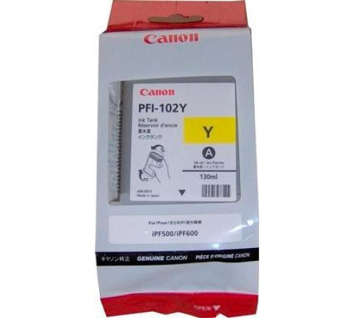 Картридж Canon PFI-102Y 0898B001AA