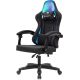 Игровое геймерское кресло Knight Wolf RGB черный