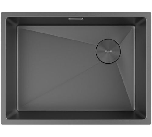 Кухонная мойка ZorG Zerox 59 U / IF Side SF Zurinox PVD Gunblack