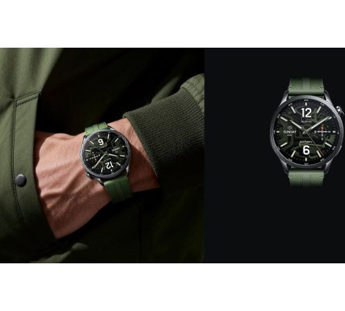 Умные часы Xiaomi Watch S5 46 мм зеленый джунгли, международная версия