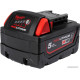 Аккумулятор Milwaukee M18 M18B5-CR 4932479265 18В/5 Ач