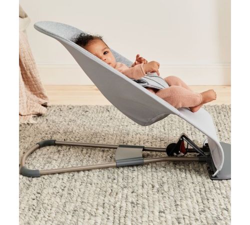Шезлонг BabyBjorn Bliss 3D Jersey light grey
