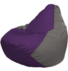 Кресло-мешок Flagman Груша Мега XXXL Г3.1-72 фиолетовый/серый