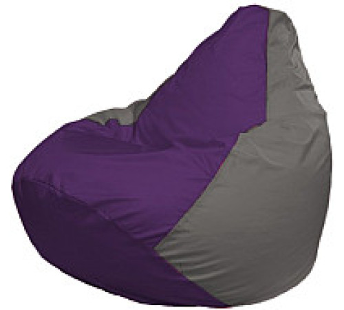 Кресло-мешок Flagman Груша Мега XXXL Г3.1-72 фиолетовый/серый