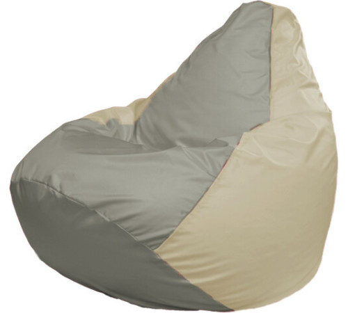 Кресло-мешок Flagman Груша Макси Г2.1-344 бежевый/серый
