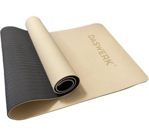 Коврик Daswerk 680030 бежевый/черный