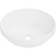 Умывальник Belux Джаз 410 Круг 18, белый матовый/Solid Surface