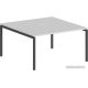 Стол Norden 140x123.8x75 SG.242.WH.44.AN антрацит/белый