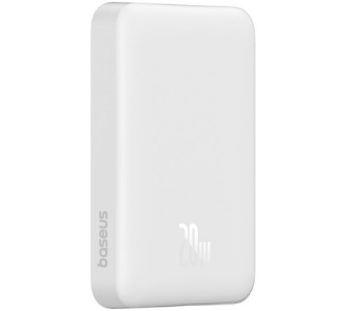 Внешний аккумулятор Baseus Magnetic Mini Air Wireless Fast Charge Power Bank 20W 10000mAh белый