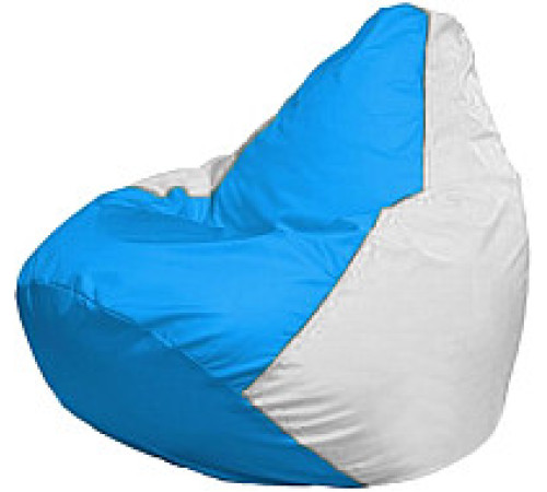Кресло-мешок Flagman Груша Мини L Г0.1-282 голубой/белый