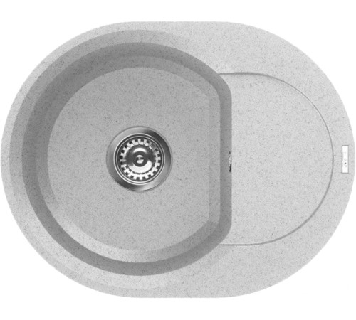 Кухонная мойка Elleci Easy Round 600 Bianco 52