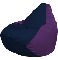 Кресло-мешок Flagman Груша Макси Г2.1-38 фиолетовый/синий темный