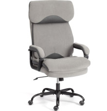 Офисное кресло TetChair Duke metal BL велюр, серый