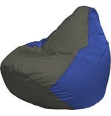 Кресло-мешок Flagman Груша Медиум Г1.1-367 темно-серый/синий