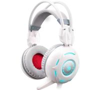 Наушники с микрофоном  A4Tech Bloody G300 белая
