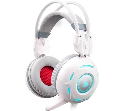 Наушники с микрофоном  A4Tech Bloody G300 белая