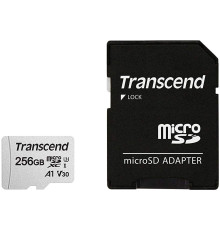 Карта памяти Transcend microSDXC 300S 256GB с адаптером