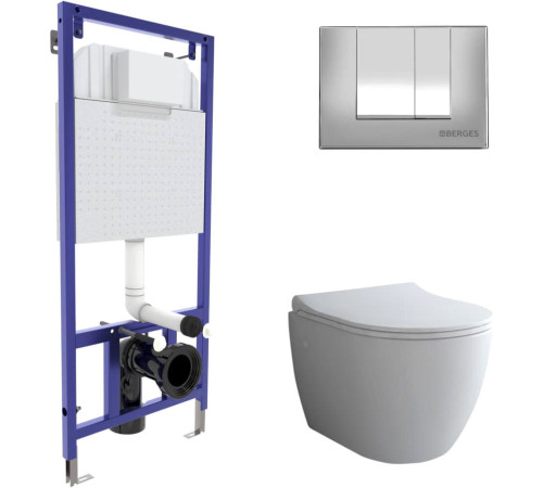 Унитаз подвесной Berges Wasserhaus Novum 043267