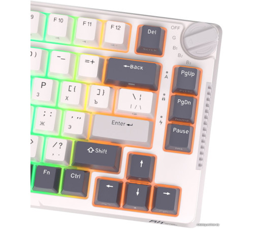 Клавиатура Royal Kludge RK-H81 RGB White Night RK Blue