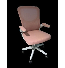 Офисное кресло Mio Tesoro Ноэми розовый/белый, пластик