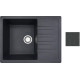 Кухонная мойка БелЭворс Vega L антрацит, без сифона
