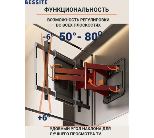 Кронштейн для телевизора Bessite GT-186