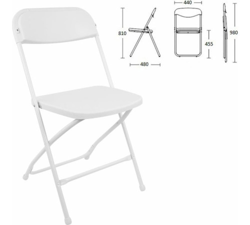 Офисный стул Brabix Golf CF-002 4 шт белый