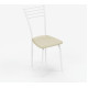 Стул Mio Tesoro Сигма бежевый/белый