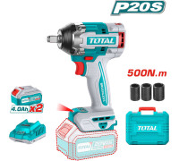 Гайковерт Total TIWLI2050 с 2-мя АКБ, кейс