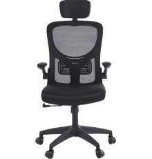 Офисное кресло CHAIRMAN CH633 ткань, черный пластик/черный