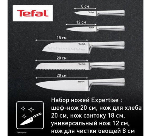 Набор ножей Tefal K121S575