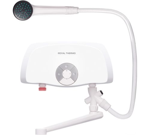 Проточный электрический водонагреватель кран+душ Royal Thermo Smartfix TS 6.5 кВт кран+душ