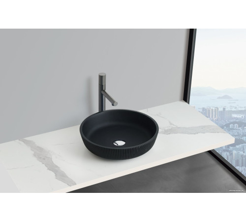 Умывальник Oliveeka TY-333MBV черный