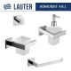 Набор аксессуаров для ванной Lauter 21SH71061 + 21SH71091 + 21SH71071 + 21SH71091 Chrome, 4 предмета