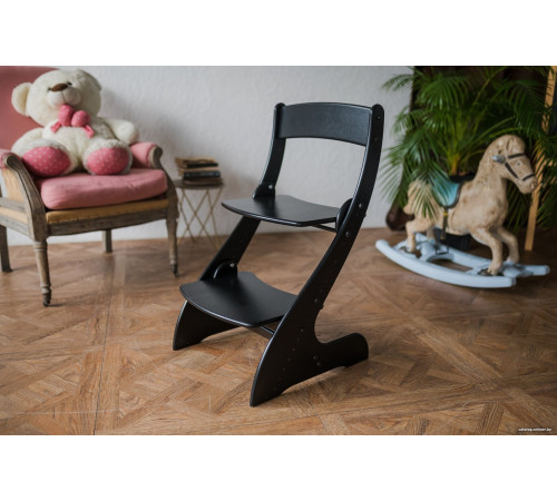 Растущий стул Друг Кузя Растущий Павлин черный