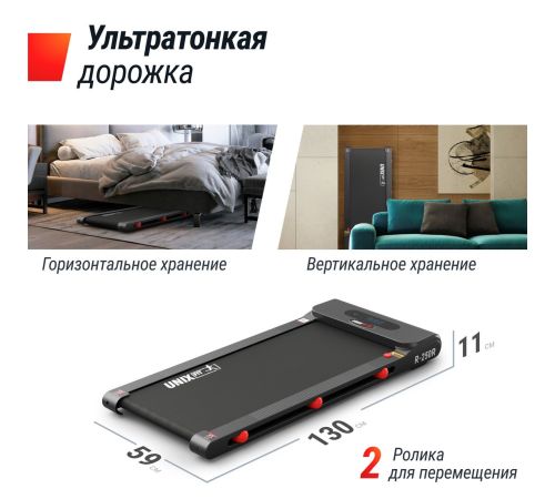 Электрическая беговая дорожка Unixfit R-250R
