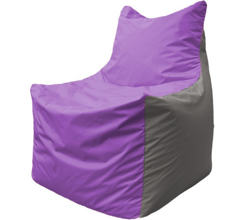 Кресло-мешок Flagman Фокс Ф2.1-106 сиреневый/серый