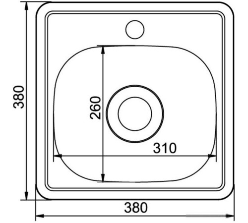 Кухонная мойка Mixline 531266