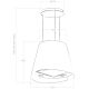Кухонная вытяжка Elica Juno Urban Zinc/F/50