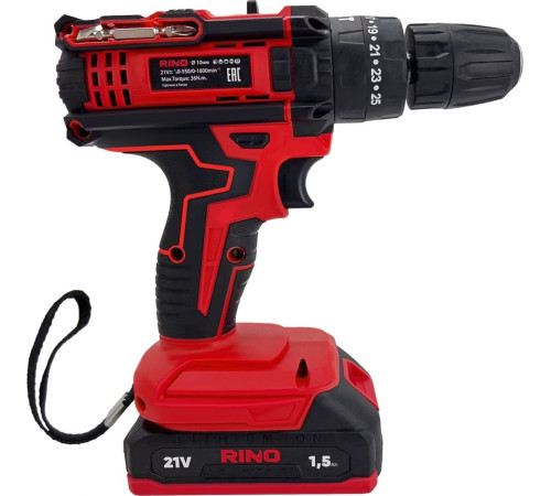 Ударная дрель-шуруповерт RINO DRL2-1 с 1-им АКБ