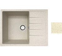 Кухонная мойка БелЭворс Vega R бежевый, без сифона