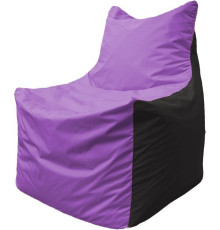 Кресло-мешок Flagman Фокс Ф2.1-101 сиреневый/черный