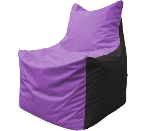 Кресло-мешок Flagman Фокс Ф2.1-101 сиреневый/черный