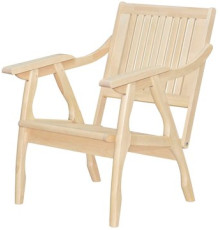 Кресло Мебелик Массив решетка лак