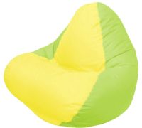 Кресло-мешок Flagman Relax Г4.1-036 желтый, салатовый