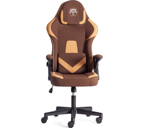 Игровое геймерское кресло TetChair iBear ткань коричнево-бежевый