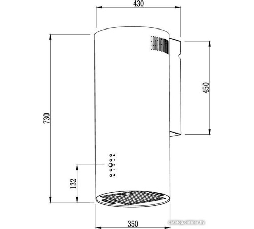Кухонная вытяжка Weissgauff Gracia 70 BL